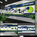 通用现代时尚企业文化墙