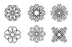 规则花纹