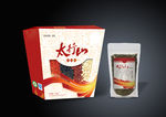 立斗包装 五谷 粮食 展开图