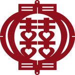 剪纸灯笼