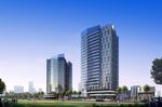 CBD商务办公中心建筑效果图