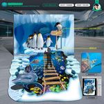 3d地画 冰雪奇缘 企鹅