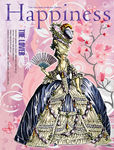 折扇欧式宫廷女人插画分层