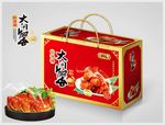 大闸蟹包装平面图
