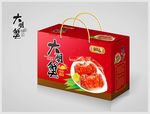 大闸蟹包装平面图