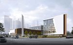 学校项目建筑效果图