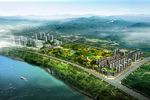 海边住宅区鸟瞰景观效果图