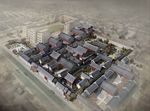 中国古建筑鸟瞰效果图