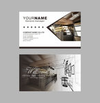 装修装饰公司创意个人名片