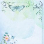 水彩花纹