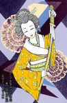 日本艺妓插画分层