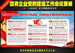 国有企业党的建设工作会议展板
