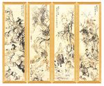 老人 山水画