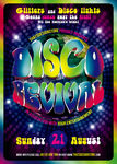 大气多彩DISCO音乐海报
