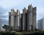 住宅区高层建筑效果图