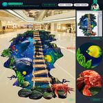 3d地贴 海底总动员
