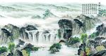 山水背景墙