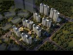 住宅区鸟瞰建筑效果图