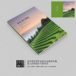 环保绿色茶叶茶叶种植宣传册封面