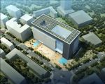 商务大厦鸟瞰建筑效果图