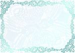 蓝雅致 商业证书纹