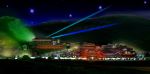 室外夜景灯光效果图设计PSD