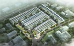 花卉栽培基地鸟瞰建筑效果图