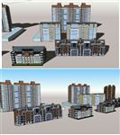 多层及高层建筑草图大师SU模型