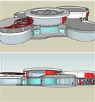 SU博物馆纪念馆美术馆建筑模型