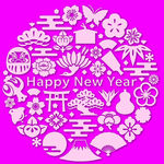 新年花团