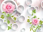 3D玫瑰花