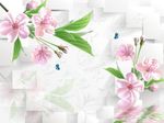 3D梦幻花倒影
