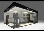 男装专卖店  商场中岛
