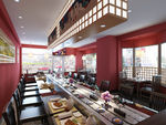 日式旋转寿司店3dmax模型图