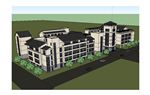学校办公楼建筑草图大师SU模型