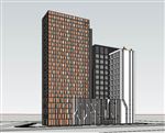 办公楼建筑草图大师SU模型
