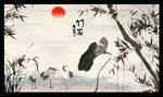 水墨画竹子