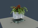PVC花箱  一桶一链