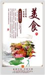 校园食堂文化之美食展板