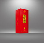 酒盒效果图 展开图