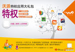 沃派 APP特权应用横版海报