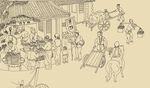 手绘饺子图