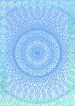 蓝天空 商业证书纹