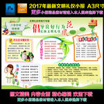 2017年文明礼仪手抄报展板