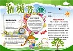 植树节电子手抄报