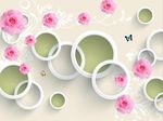 3D玫瑰花