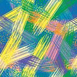 抽象个性艺术笔刷矢量背景素材