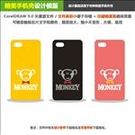 手机壳图案设计可爱卡通矢量图