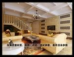 家装欧式别墅客厅效果图