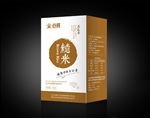糙米礼盒包装展开图